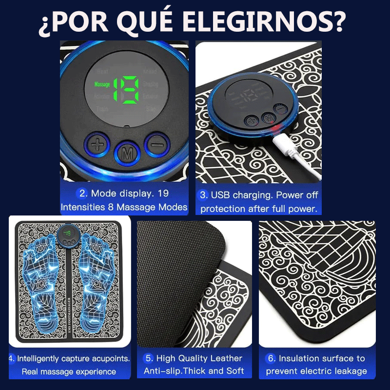 Masajeador de Pies Electroestimulante