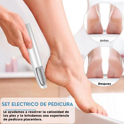 Pies Suaves + Piel Lisa: Lijadora Profesional con Depiladora Gratis