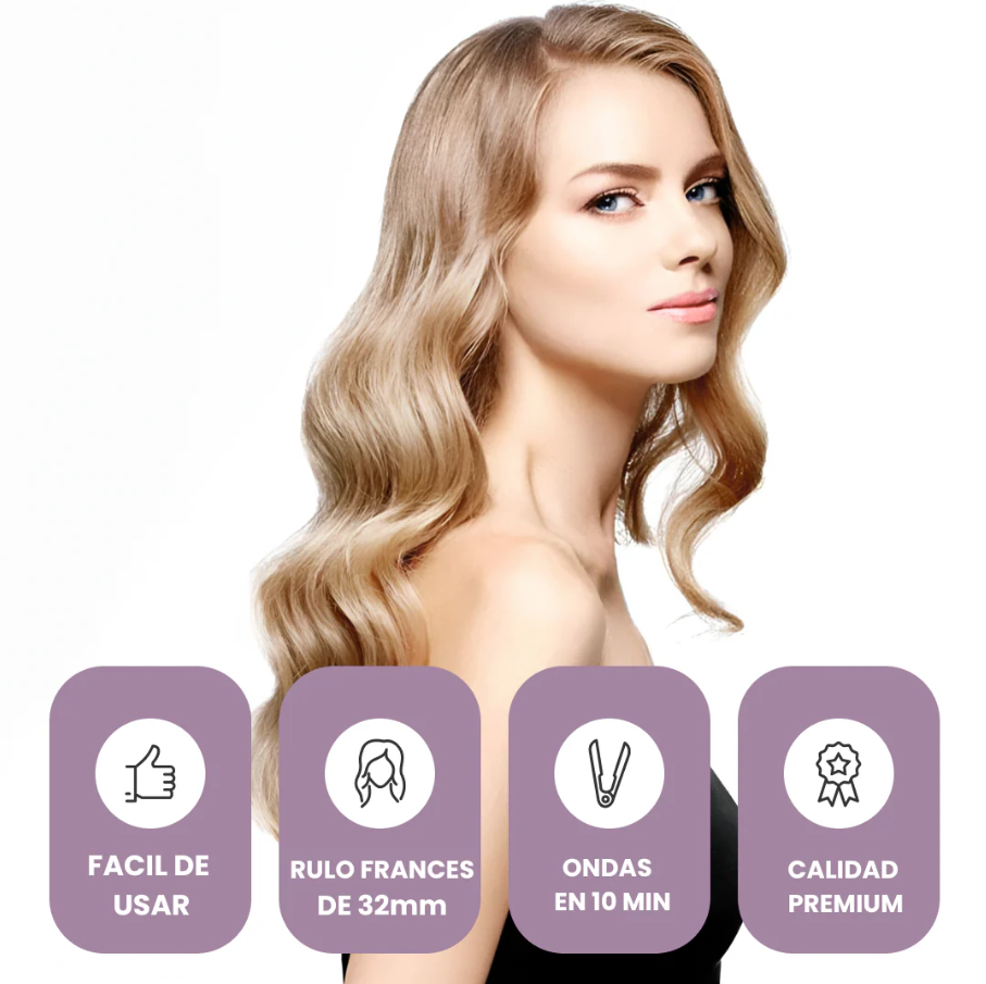 Modelador de rizos ondulados – BellaMía