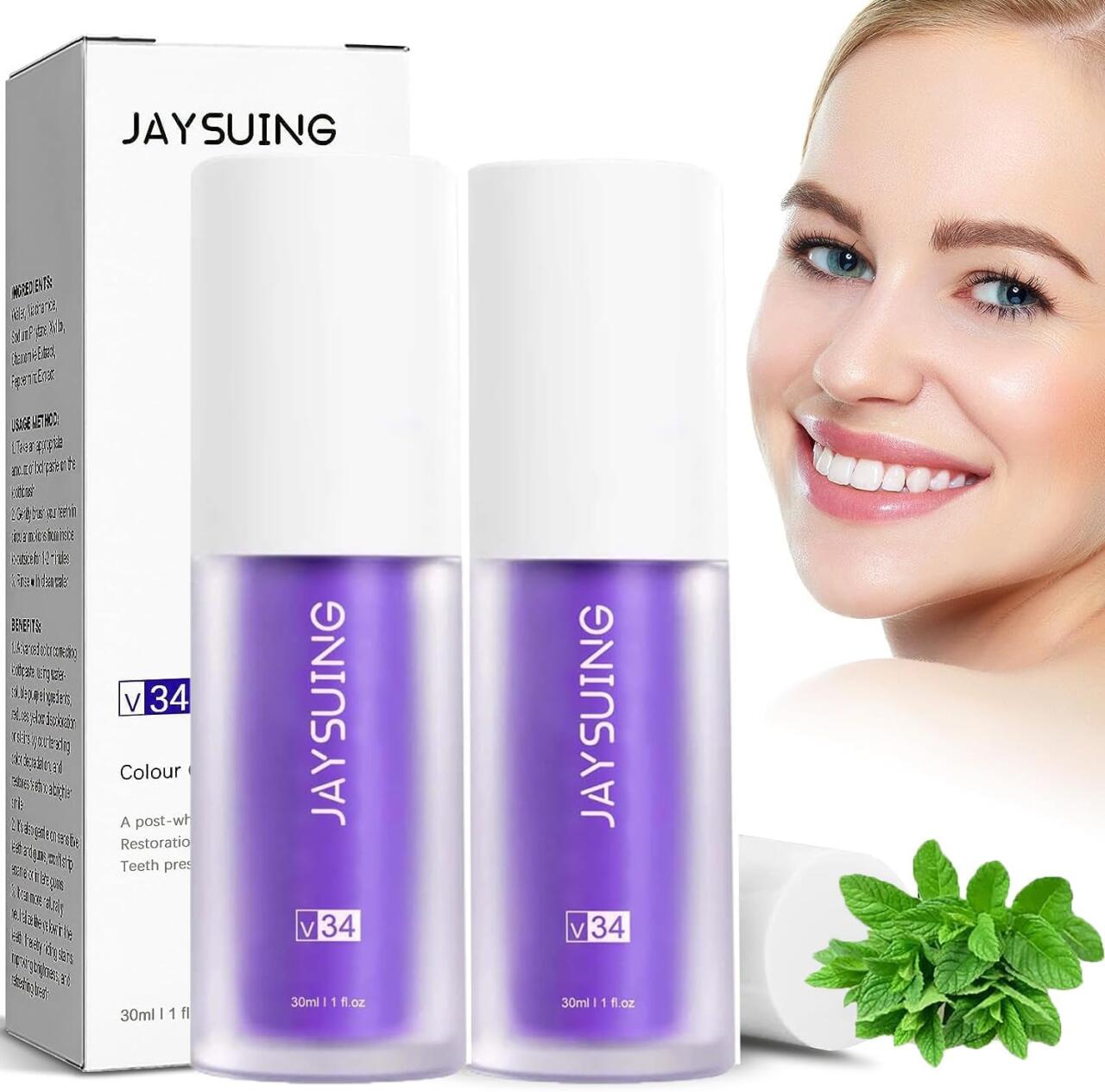 Clareador Dental V34 Lilás – COMPRA 1 Y LLÉVATE 2