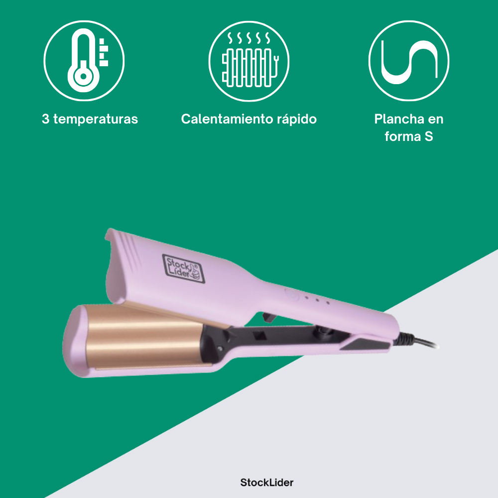 Modelador de rizos ondulados – BellaMía